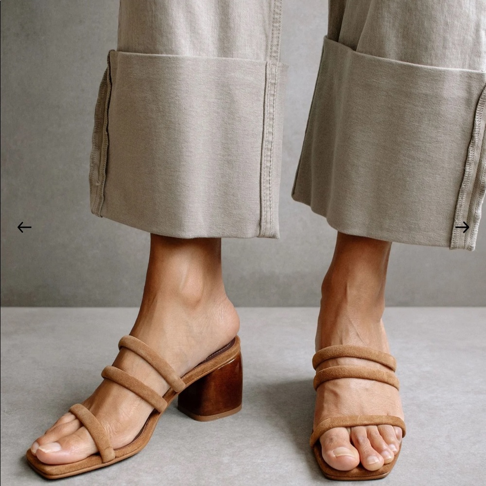 Alohas Indiana Heeled Sandal in Brown - Worn Twice!